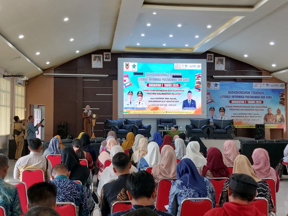 Bimtek Literasi Informasi Angkatan Ke-2, Dispersip Kalsel Dorong Transformasi Literasi Inklusif
