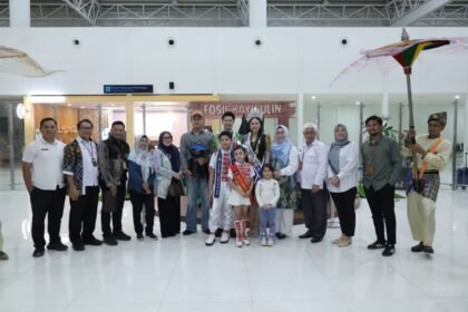 Ridho dan Raudah, Putra Putri Pariwisata Nusantara 2025 Asal Kalsel, Disambut Hangat Saat Kembali ke Banua