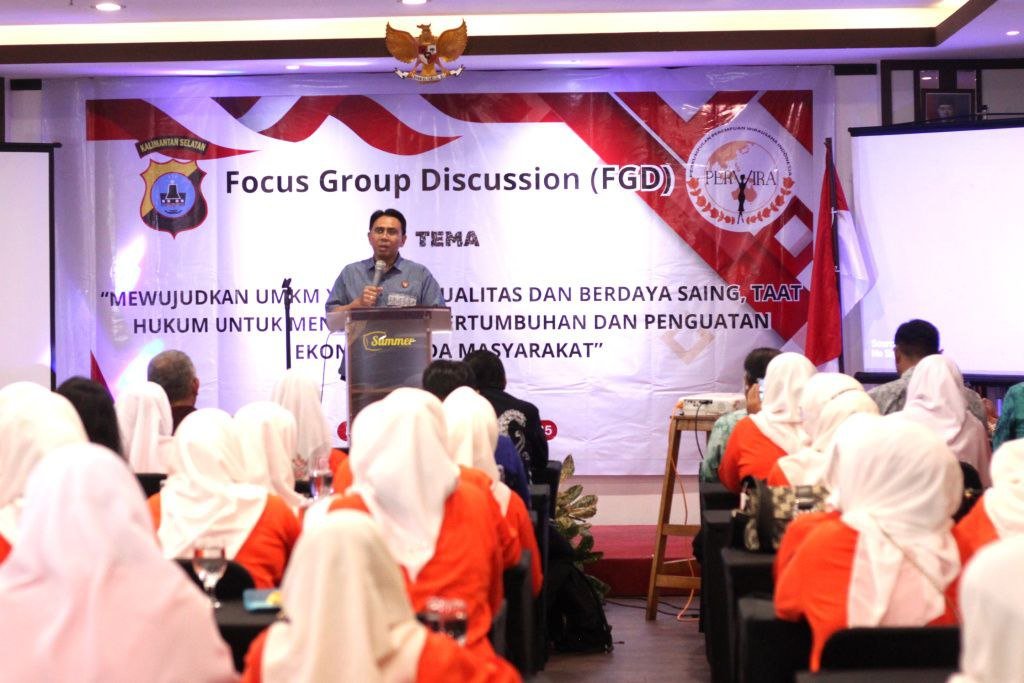 Polda Kalsel Dorong UMKM Taat Hukum Lewat FGD Bersama Perwira