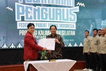 FPTI Kalsel 2025-2029 Resmi Dilantik, Fokus Garap Bibit Atlet Usia Dini