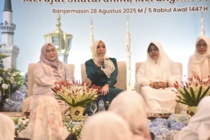 Peringatan Maulid Nabi Muhammad SAW di Kediaman Gubernur Kalsel, Ketua TP PKK Ajak Teladani Akhlak Rasulullah