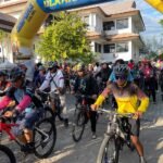 Gowes Bareng BKPRMI Kalsel, Ratusan Ustadz-Ustadzah Semarakkan Milad ke-48 dengan Semangat Kebersamaan