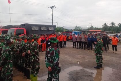 Pemprov Kalsel Kerahkan Personel Tagana Dukung Operasi Pencarian Helikopter Hilang di Mentewe