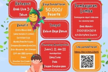 Lomba Mewarnai Anak, Kebun Raya Banua Dorong Kreativitas dan Kepedulian Lingkungan