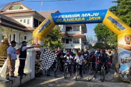 Ratusan Peserta Meriahkan Gowes Haornas 2025 di Kalsel