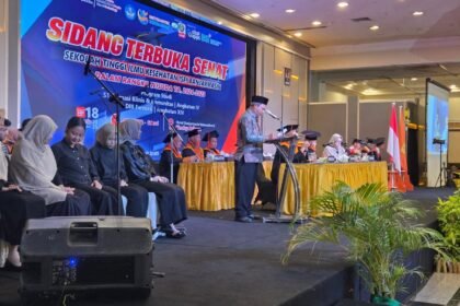 Gubernur Kalsel Hadiri Wisuda STIKES ISFI Banjarmasin