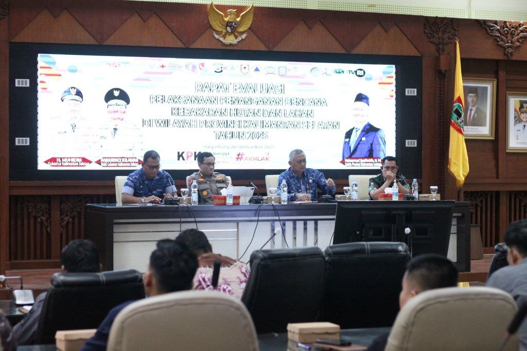 Sekda Kalsel Tekankan Kolaborasi dan Kesiapsiagaan Hadapi Karhutla dan Musim Peralihan