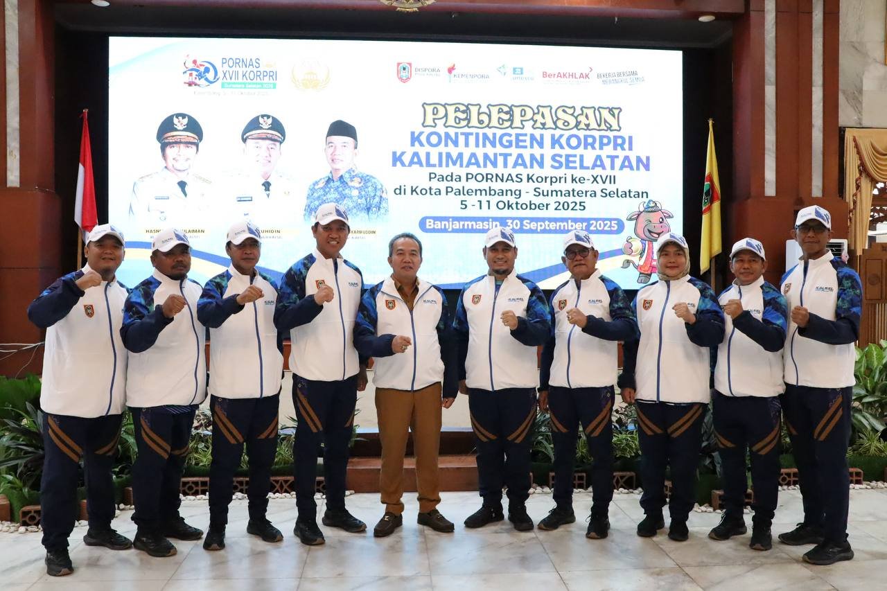 Tim Gateball Korpri Kalsel Siap Ukir Prestasi di Pornas Korpri XVII Palembang