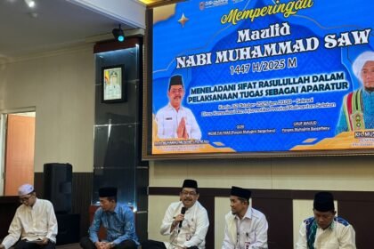 Teladani Sifat Rasulullah SAW, Dinas Kominfo Kalsel Peringati Maulid Nabi Muhammad SAW