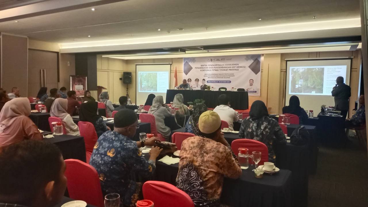 DPKP Kalsel Dorong Kelembagaan Petani Jadi Korporasi Agribisnis Melalui Bimtek Manajemen