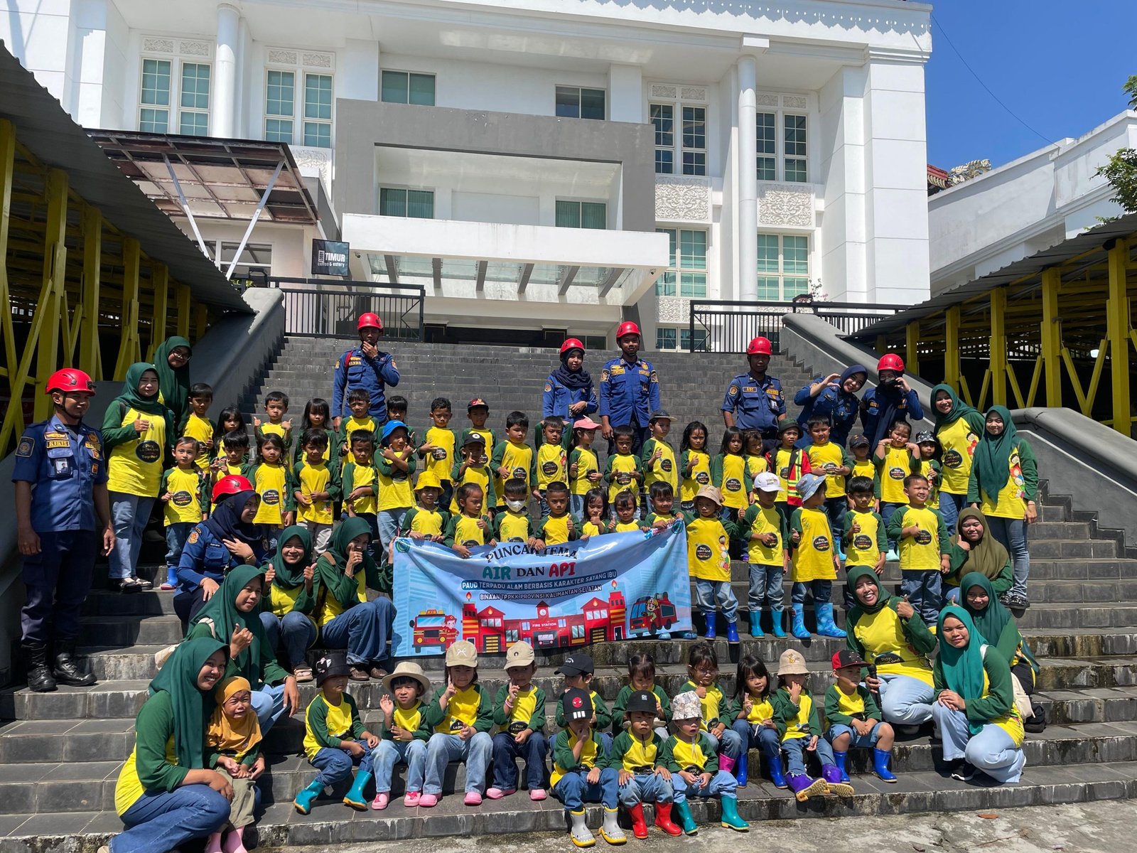 Satpol PP Damkar Kalsel Buka Ruang Edukasi Anak, Kenal Lebih Dekat Profesi Damkar