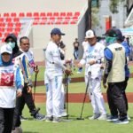 Tim Gateball Ganda Campuran KORPRI Kalsel Tembus 16 Besar PORNAS XVII, Kemenangan Dramatis Atas Babel