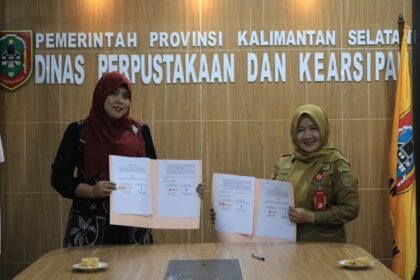 Dispersip Kalsel dan STIE Pancasetia Jalin Kerja Sama Tingkatkan Literasi dan Pendidikan