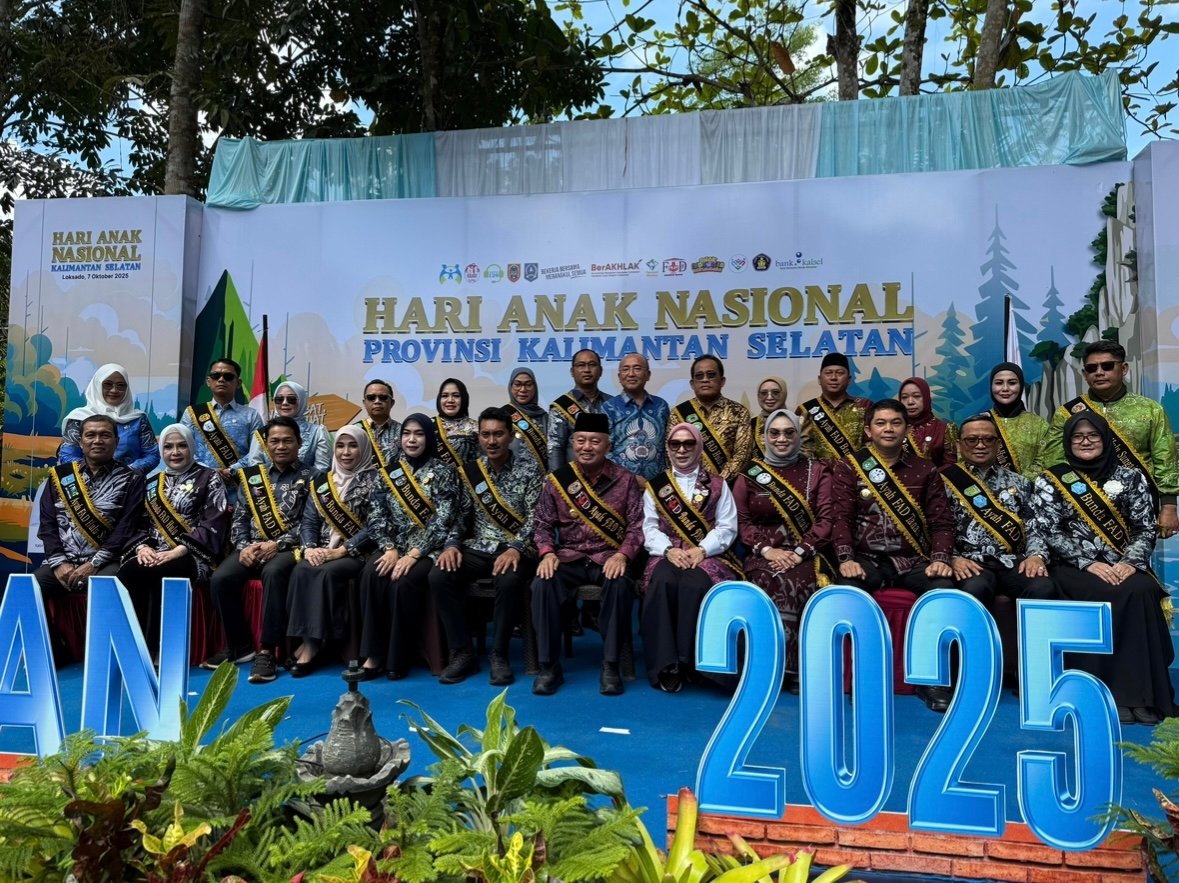 Peringatan HAN Provinsi Kalsel di Loksado, Gubernur H. Muhidin : Pastikan Anak-Anak Mendapat Haknya Secara Utuh