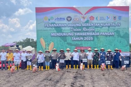 Gubernur Kalsel Dukung Penuh Penanaman Jagung Serentak Dorong Swasembada Pangan