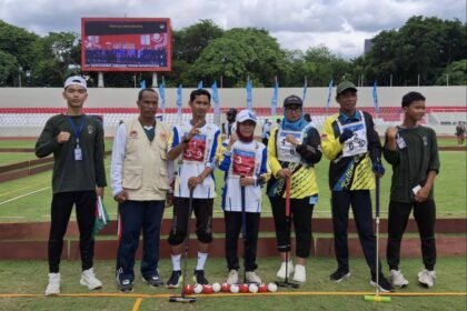 Kalahkan Kaltim, Tim Gateball Double Campuran Masuk Semifinal Pornas Korpri XVII Palembang