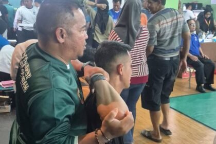 Tim Terapis Kalsel Sigap Berikan Penanganan Atlet korpri Kalsel di Ajang Pornas XVII 2025 Palembang 