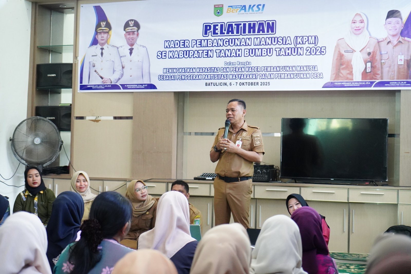 Tanah Bumbu Gelar Pelatihan Peningkatan Kapasitas KPM dan Posyandu untuk Perkuat Peran Pemberdayaan Masyarakat