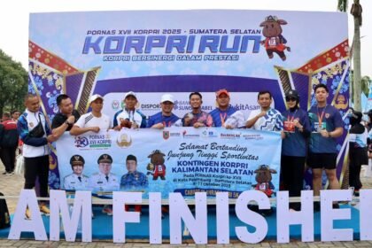 Yanuar Prihantoro Bawa Medali Perak Lari 5K untuk Kalimantan Selatan di Pornas Korpri XVII Sumsel 