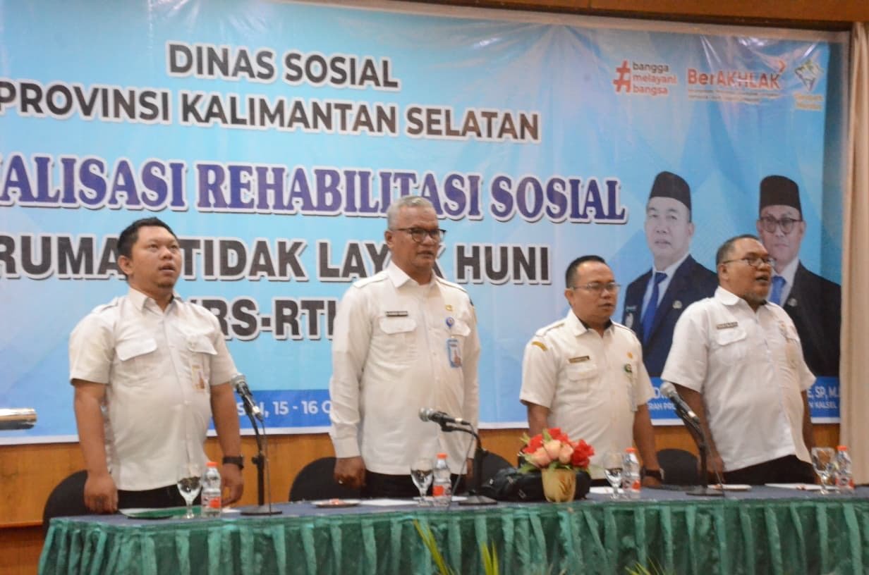 Dinsos Kalsel Sosialisasikan RS-RTLH, Prioritaskan Program Perlindungan dan Jaminan Sosial