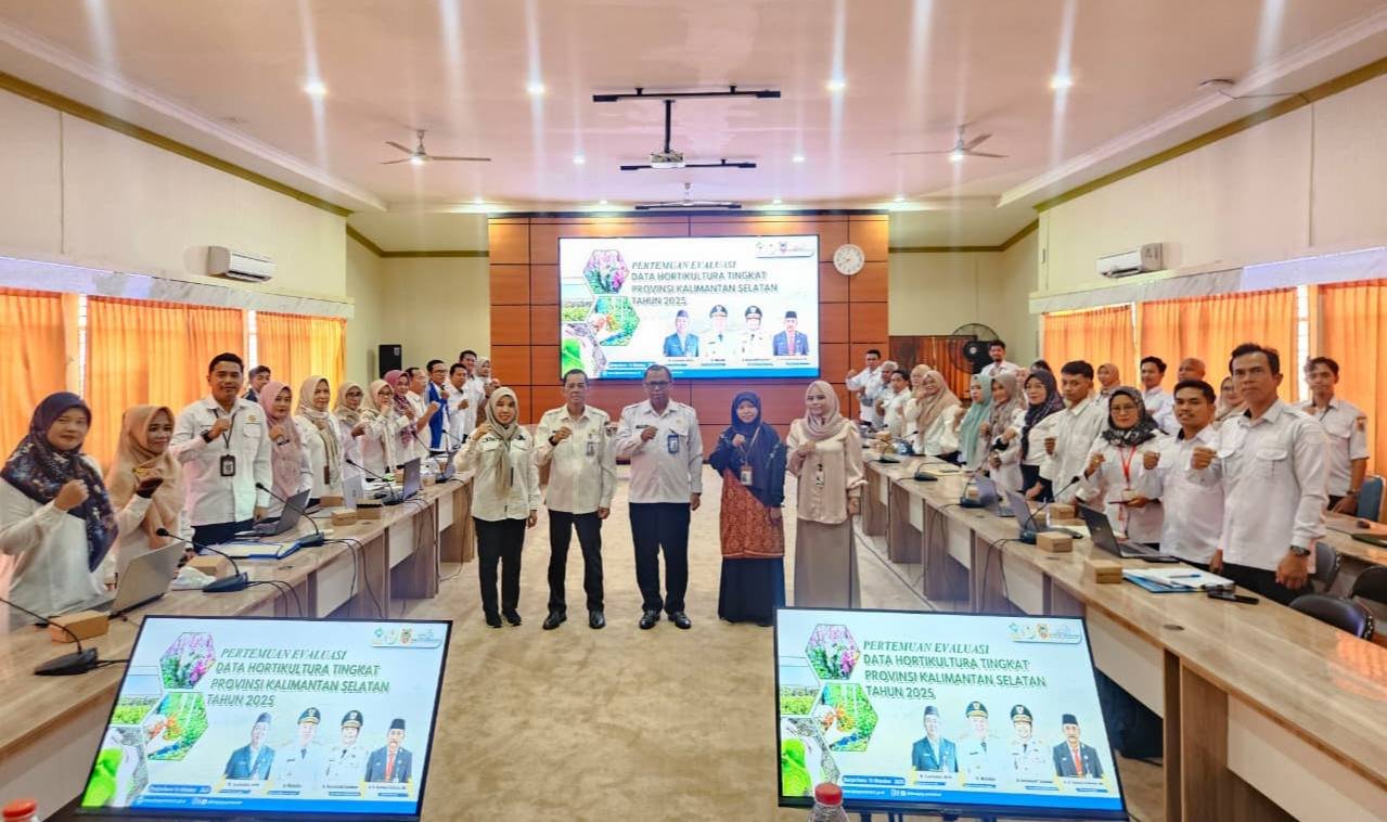 Dorong Ketahanan Pangan Berbasis Data Akurat, Pemprov Kalsel Gelar Evaluasi Hortikultura 2025