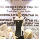 BKOM Kalsel Ajak SKPD Pemprov Tingkatkan Kesadaran Pentingnya Olahraga