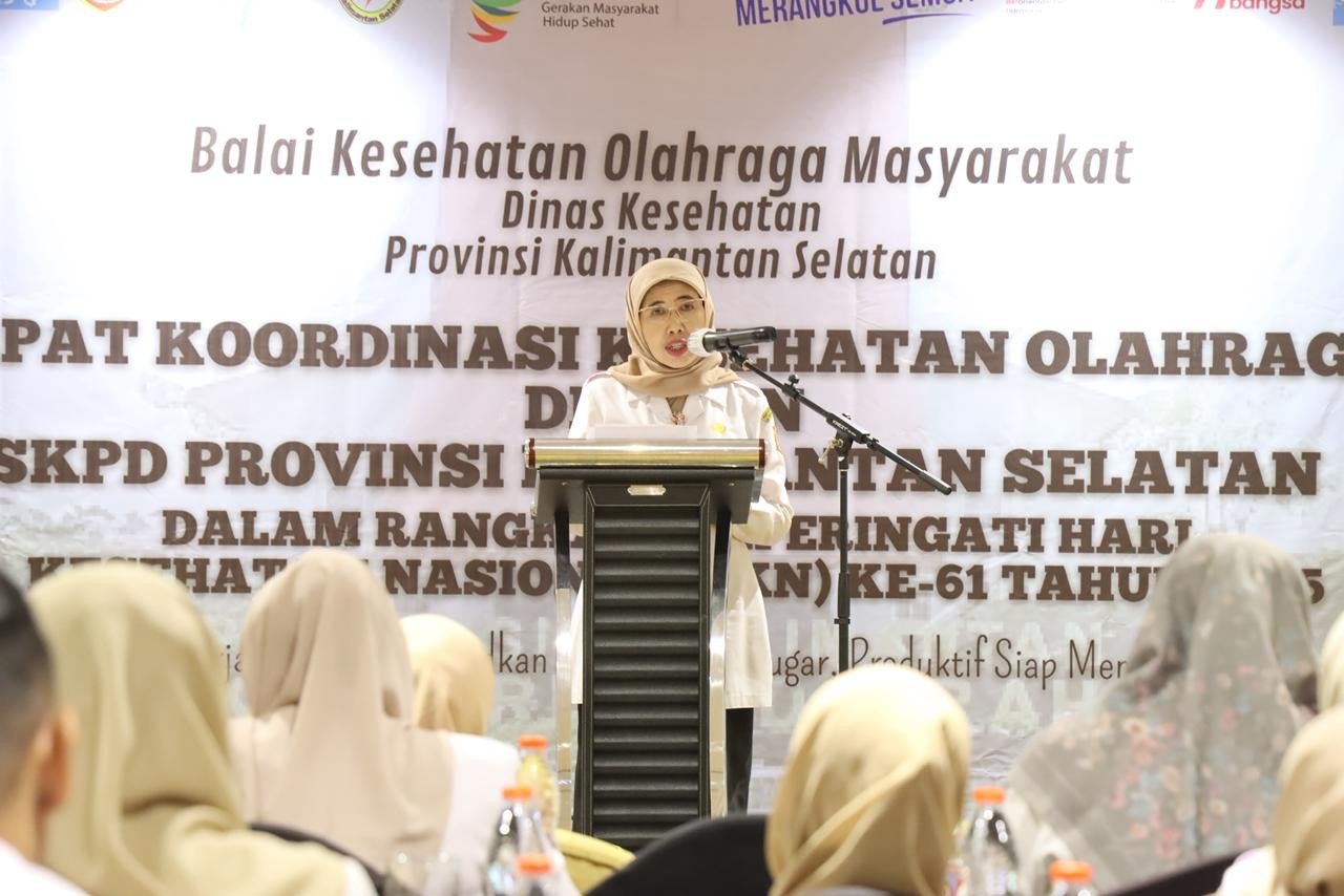 BKOM Kalsel Ajak SKPD Pemprov Tingkatkan Kesadaran Pentingnya Olahraga