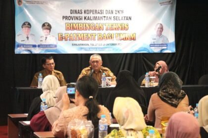 Dinas Koperasi dan UKM Kalsel Inginkan UMKM Kuasai Transaksi Digital Melalui Bimtek E-Payment