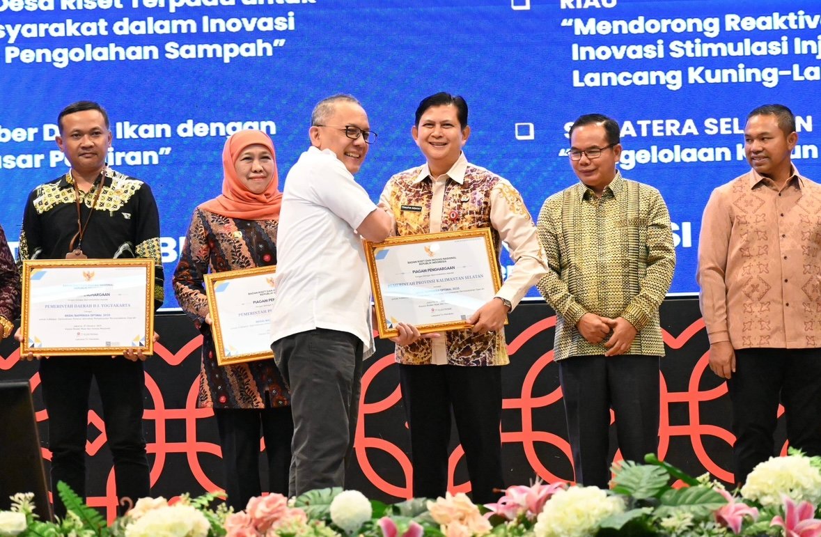 BRIDA Kalsel Raih Penghargaan BRIDA/BAPPERIDA Optimal 2025