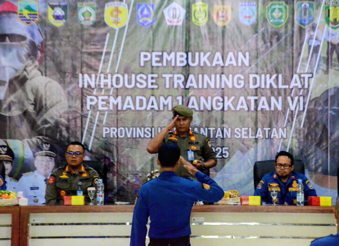 Satpol PP dan Damkar Kalsel Cetak Aparatur Pemadam yang Andal dan Siap Hadapi Situasi Darurat