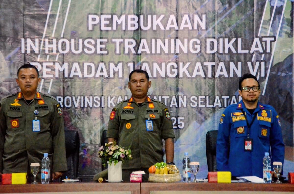 Diklat Kualifikasi Pemadam I, Satpol PP dan Damkar Kalsel Tingkatkan Kompetensi Petugas Hadapi Situasi Darurat