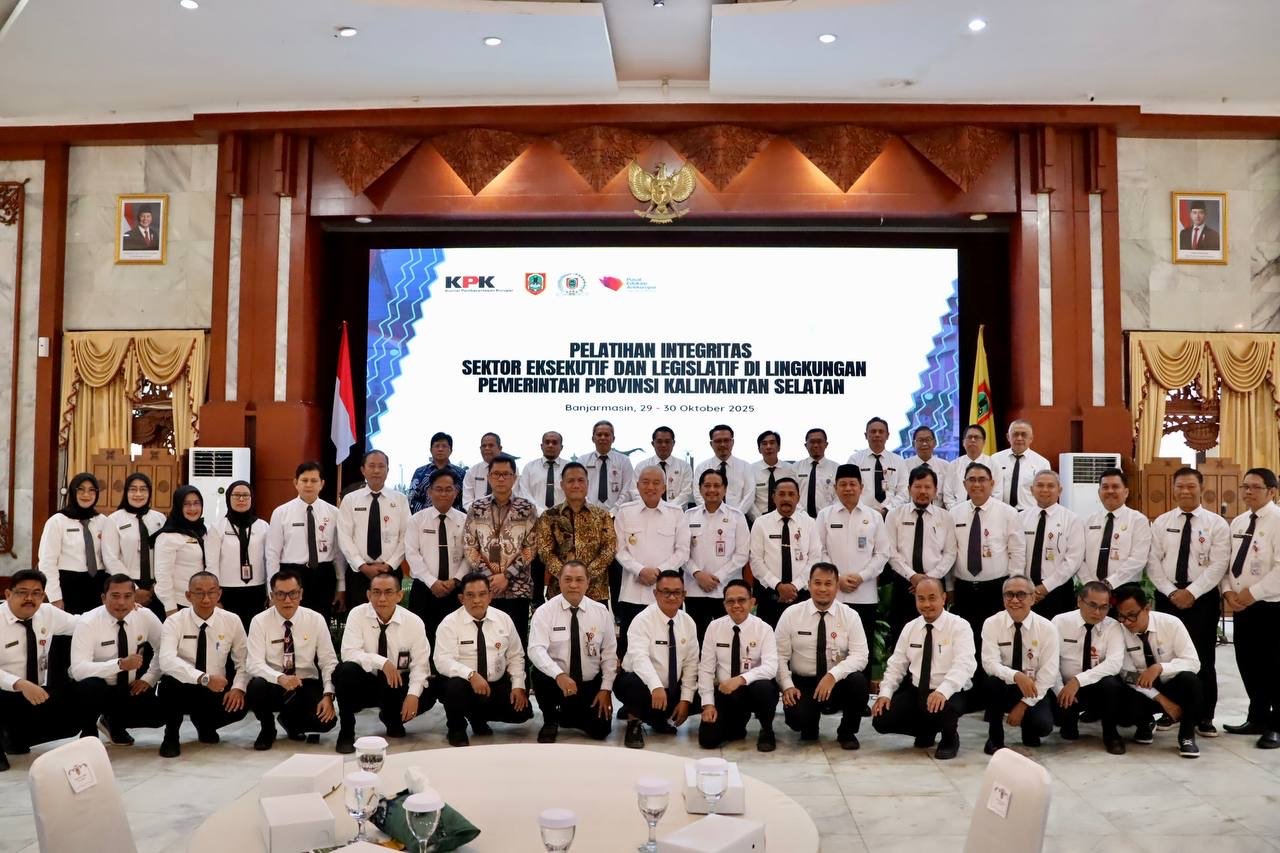 Wujudkan Pemerintahan Bersih dan Berintegritas, Pemprov Kalsel dan DPRD Ikuti Pelatihan Integritas dari KPK