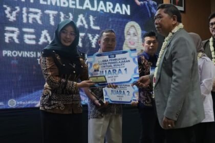 Sejumlah Peserta Apresiasi Lomba Pembuatan Konten Pembelajaran Berbasis Teknologi VR BTIKP Kalsel
