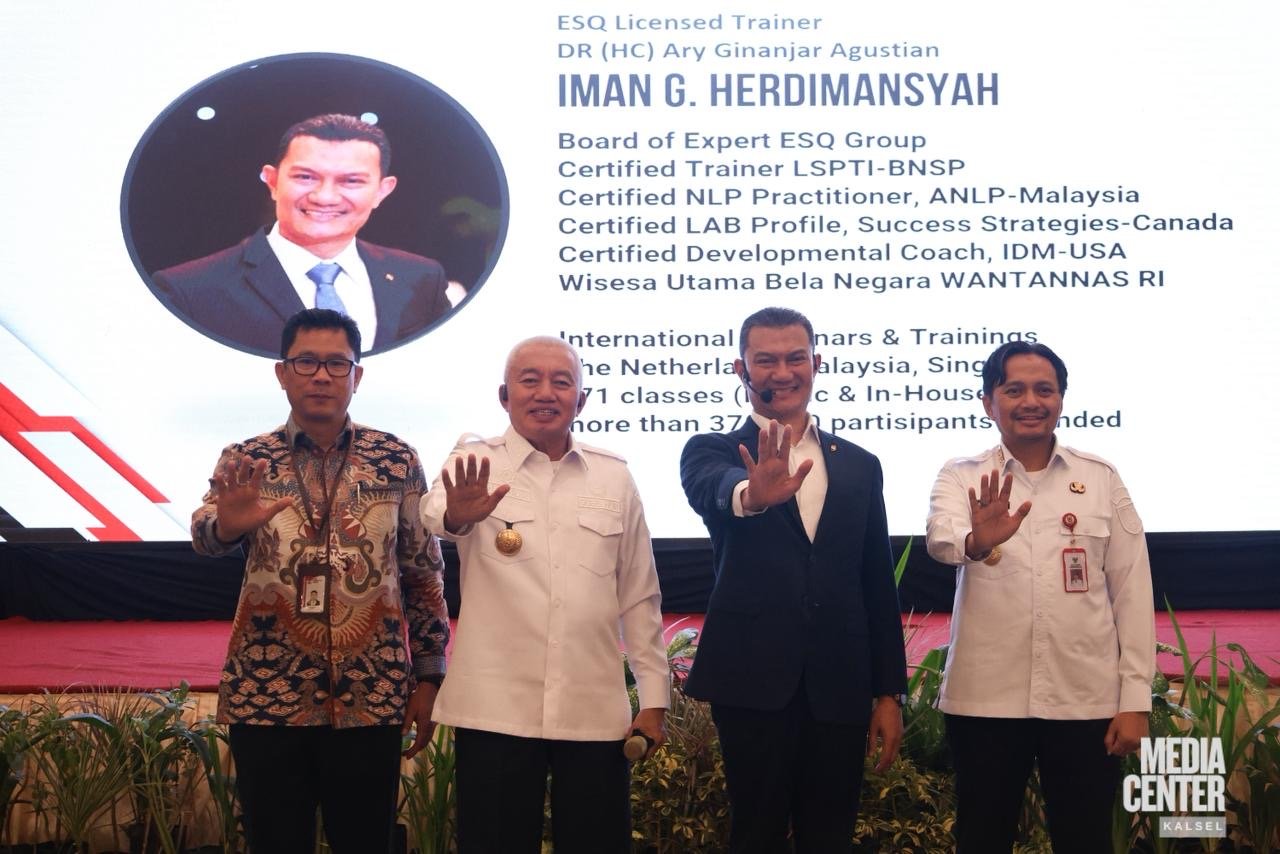 Gubernur dan Wakil Gubernur Kalsel Dampingi Kepala SKPD dalam Pelatihan Integritas KPK, Wujudkan Pemerintahan Bersih dan Amanah