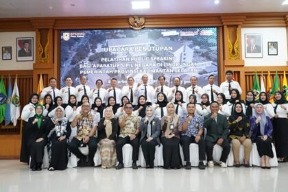 Pelatihan Public Speaking ASN Pemprov Kalsel Resmi Ditutup, ASN Diharapkan Jadi Komunikator Andal Pemerintah