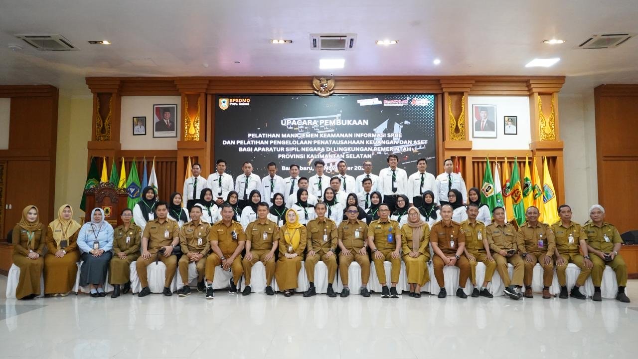 Tingkatkan Profesionalisme ASN, Pemprov Kalsel Gelar Pelatihan Pengelolaan Keuangan dan Aset