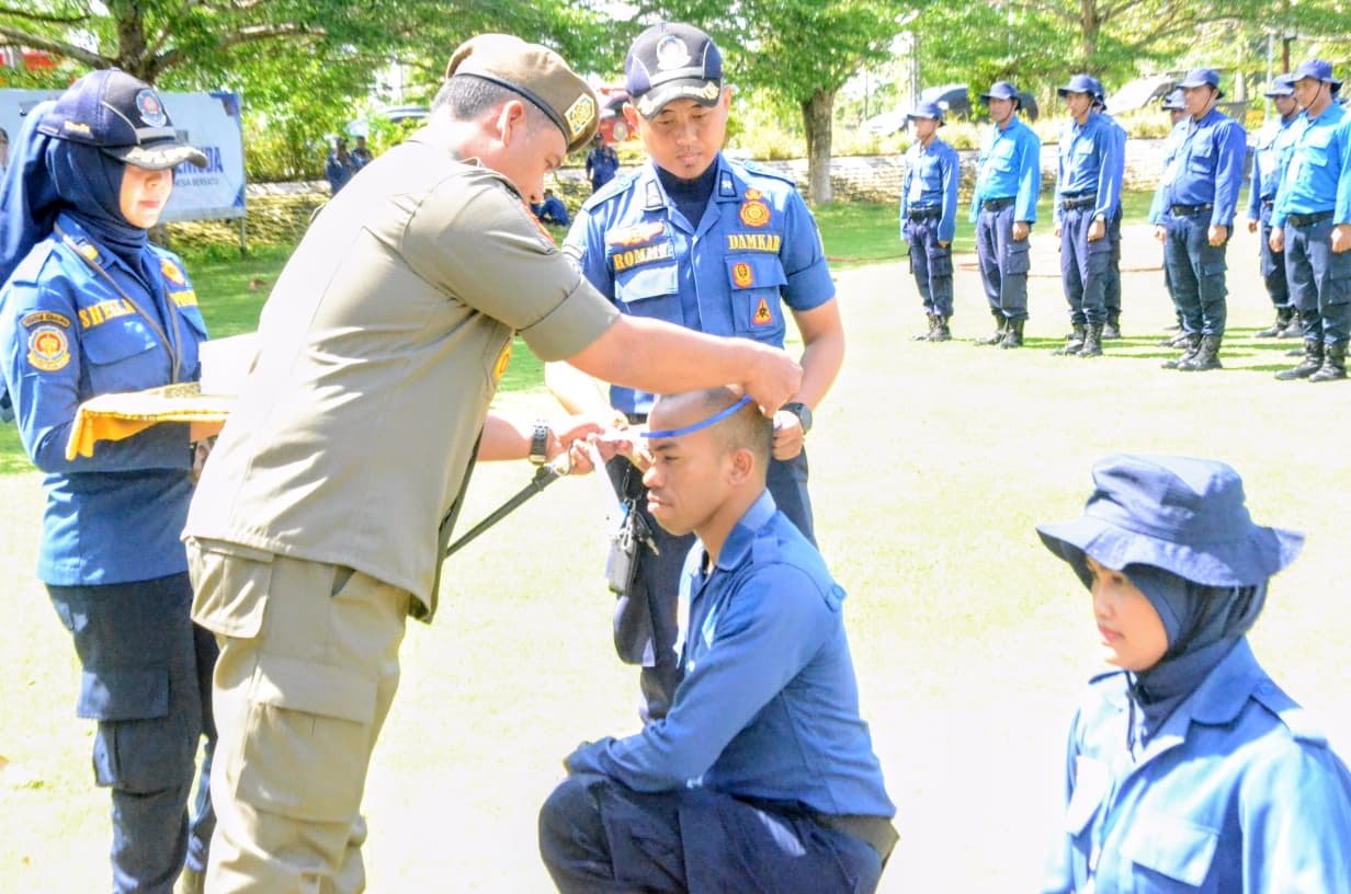Satpol PP dan Damkar Kalsel Tutup Pelatihan In House Training Diklat Pemadam I Angkatan VI Tahun 2025