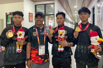 Cabor Menembak Persembahkan Medali Emas Pertama untuk Kalsel di POPNAS XVII