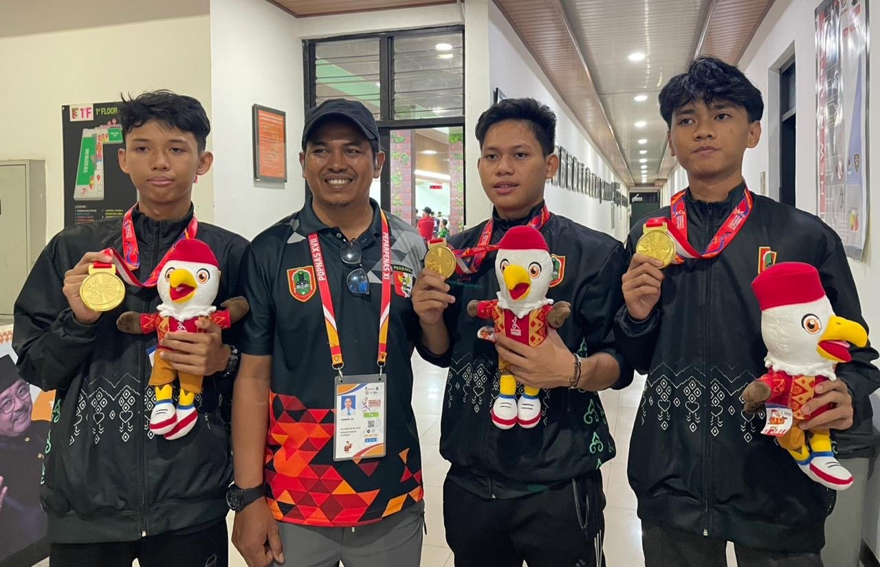 Cabor Menembak Persembahkan Medali Emas Pertama untuk Kalsel di POPNAS XVII