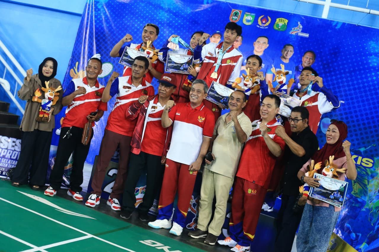 Bulutangkis Banjarmasin Sumbang Lima Medali di Porprov XII Kalsel 2025