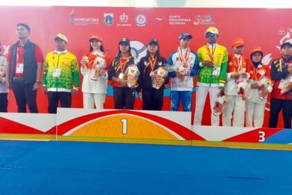 Hari Pertama Peparpenas XI, Renang Kalsel Langsung Sabet 4 Medali Perunggu