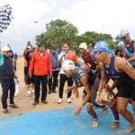 Atlet Triathlon Banjarmasin Langsung Raih Medali Porprov XII Kalsel 2025 di Tanah Laut