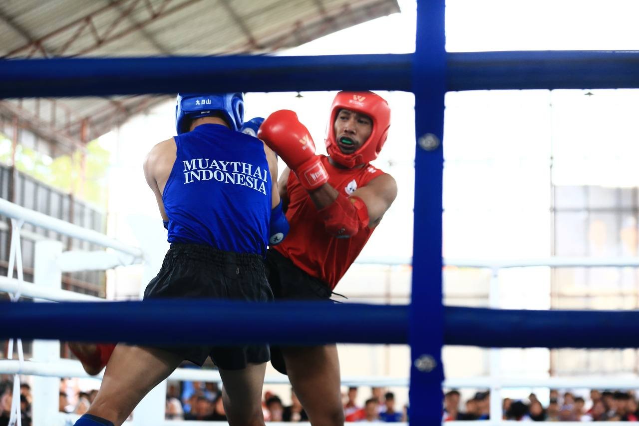Sabet 8 Emas, Muaythai Banjarmasin Juara Umum Porprov Kalsel 2025