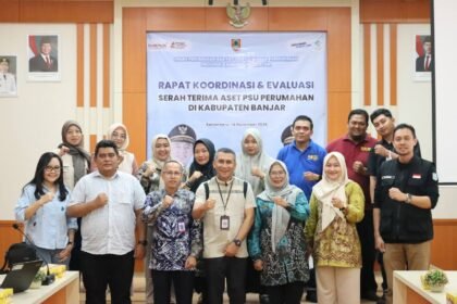 Pemprov Kalsel Percepat Serah Terima PSU Perumahan, Disperkim Gelar Rapat Koordinasi