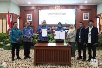 Bappeda Kalsel dan Kementan Tanda Tangani Kerja Sama Pengelolaan Data Petani Milenial Program YESS