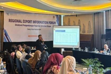 Perkuat Daya Saing UMKM, Disdag Kalsel Lakukan Diseminasi Penyebarluasan Informasi Pasar Ekspor