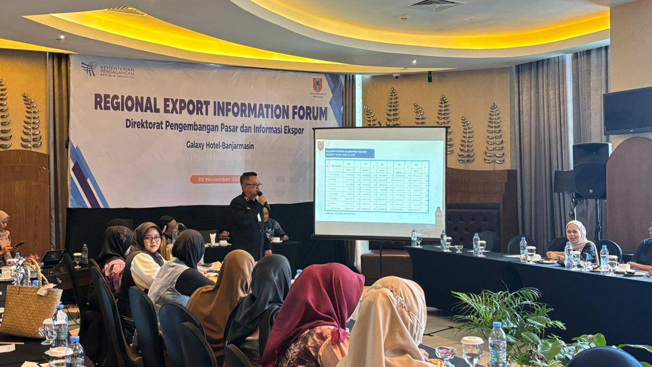 Perkuat Daya Saing UMKM, Disdag Kalsel Lakukan Diseminasi Penyebarluasan Informasi Pasar Ekspor