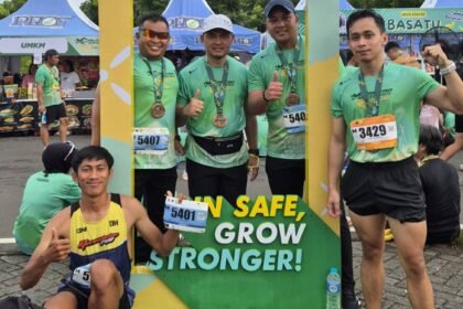 Dispora Kalsel Running Club Ramaikan Arutmin Borneo Run 2025, Turunkan Pelari di Semua Kategori
