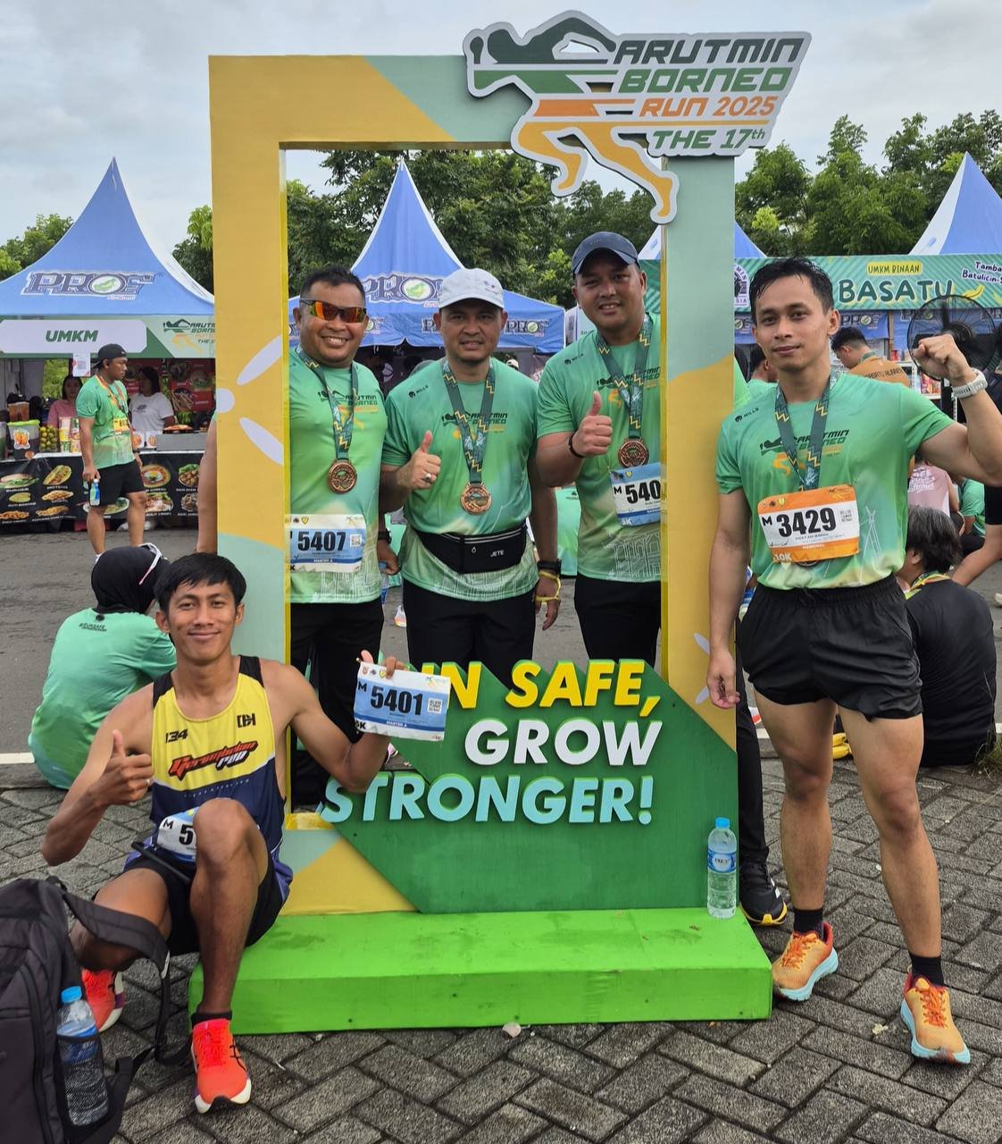 Dispora Kalsel Running Club Ramaikan Arutmin Borneo Run 2025, Turunkan Pelari di Semua Kategori