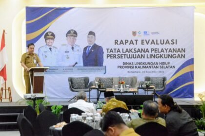 Pentingnya Jaga Kelestarian dan Keberlanjutan, DLH Kalsel Gelar Rapat Evaluasi Tata Laksana Pelayanan Persetujuan Lingkungan